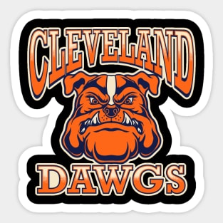 Cleveland Dawgs Sticker